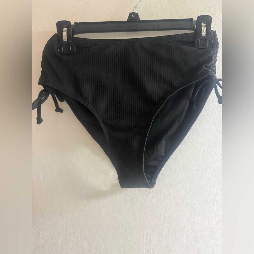 Black High-Waisted Bikini Bottom